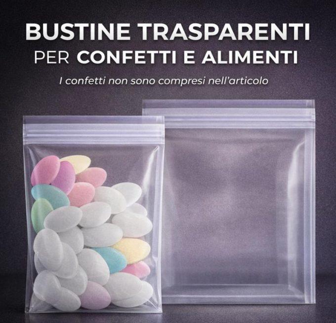 BUSTINE PORTACONFETTI 8X15 X CONF. 100 PZ