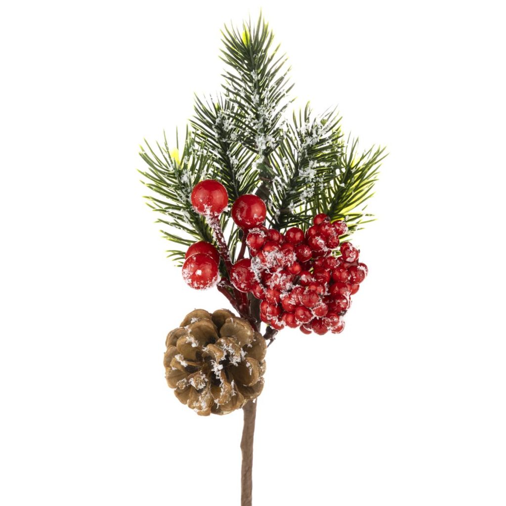 FIORE ARTIFICIALE CON PIGNA 7x11