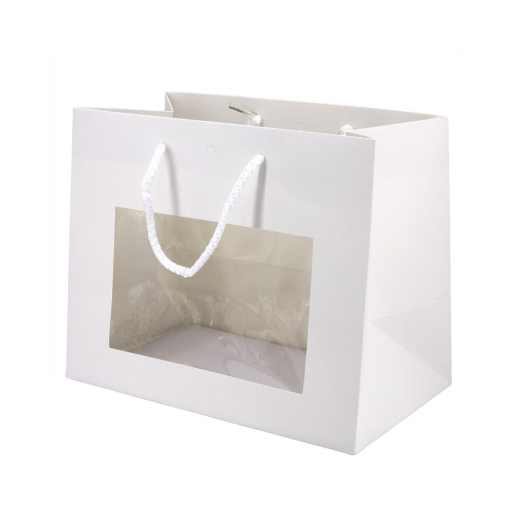 BORSETTA PLASTICA MIS. 24X14X20